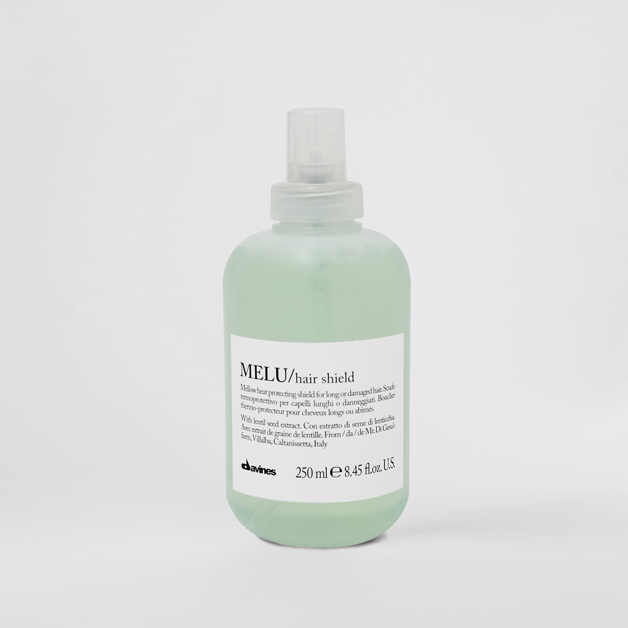 Термозахисний незмивний спрей для запобігання ламкості Melu Hair Shield, 250 мл0