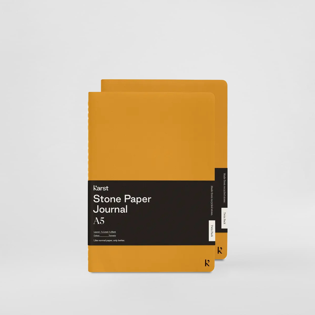 Щоденник А5 Turmeric Karst Daily Journal Twin Pack0