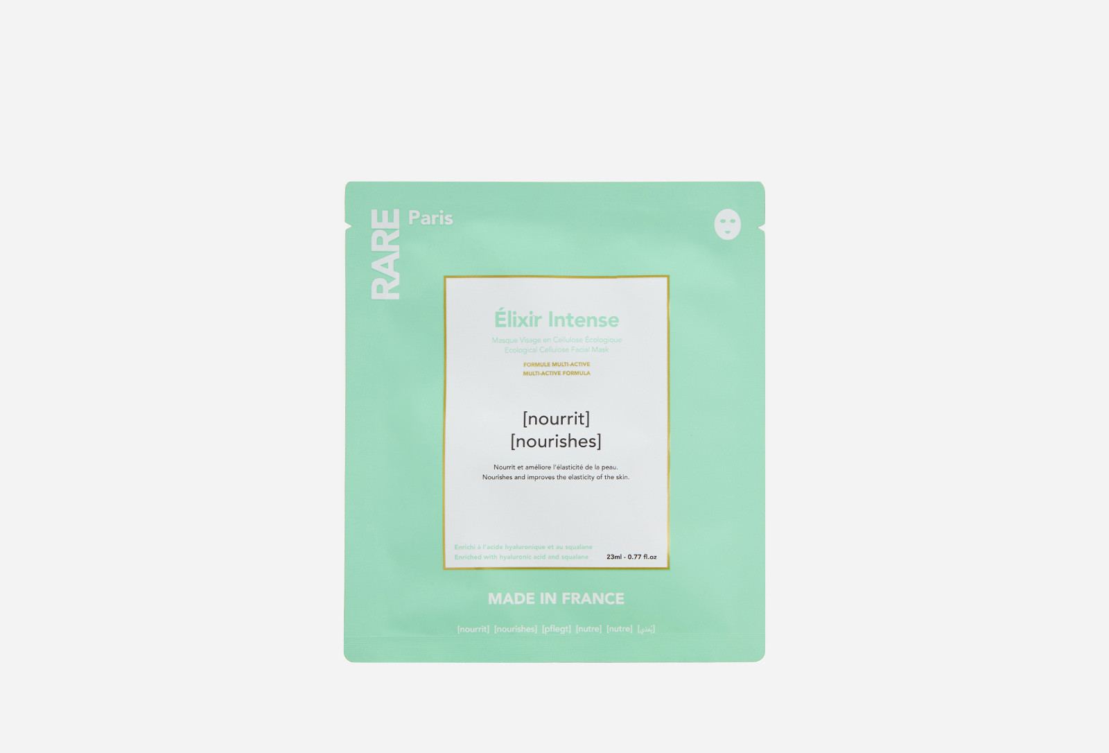 Маска поживна для обличчя з гіалуроновою кислотою та скваланом RARE ELIXIR INTENSE MASK0