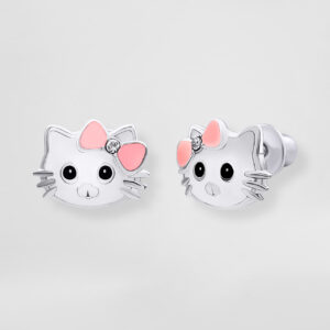 Сережки "Кіті-котик" рожевий UMa&UMi