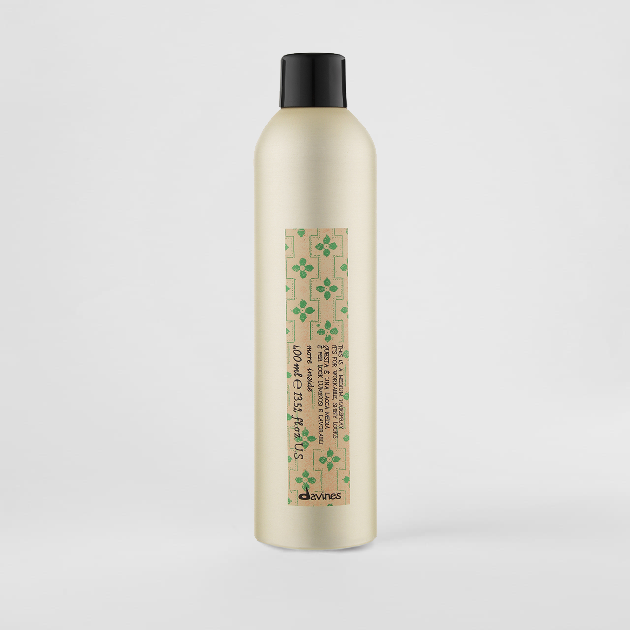 Лак для волосся середньої фіксації Davines Medium Hairspray, 400 мл0