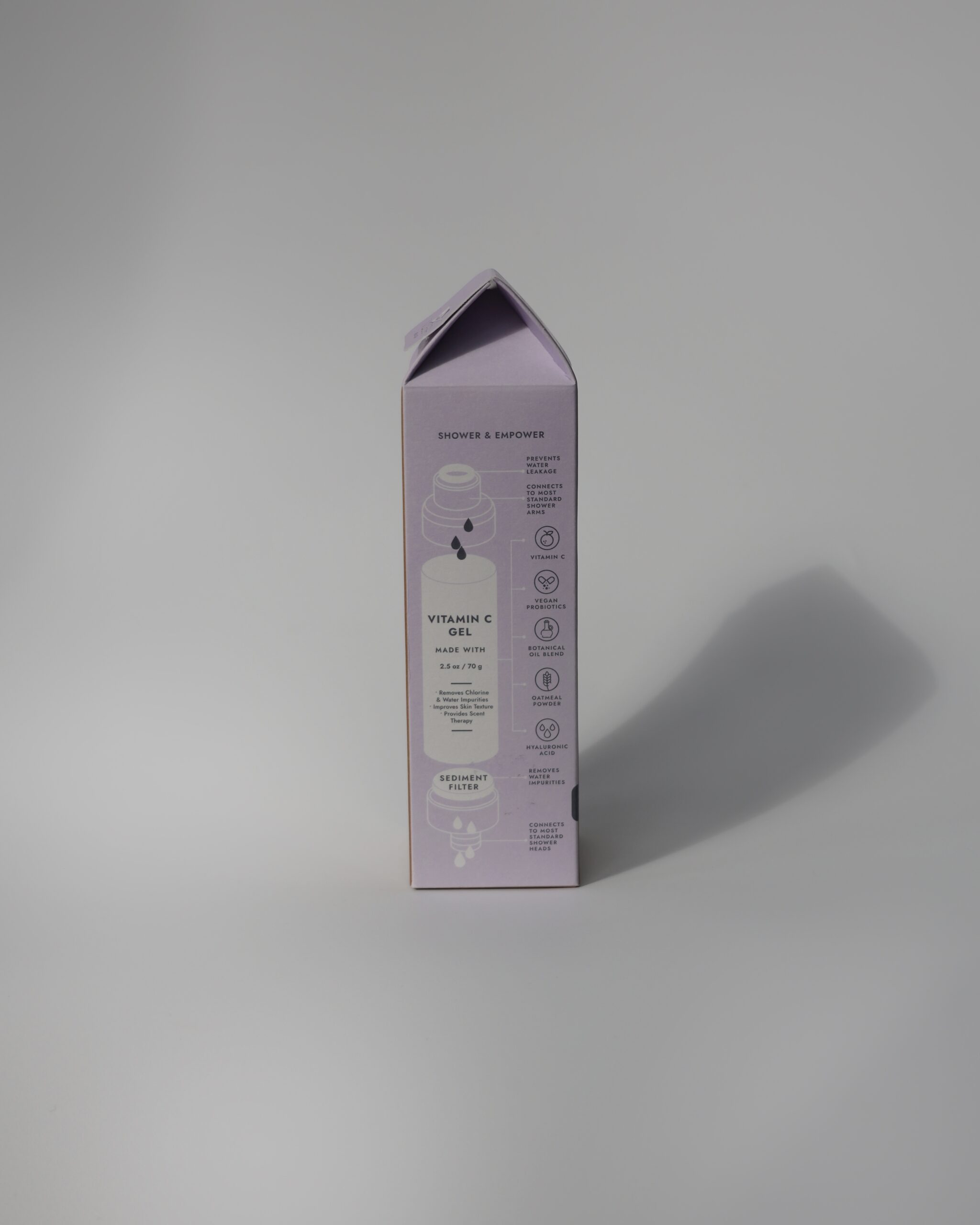Фільтр для душа Voesh VITAMIN C SHOWER FILTER Lavander Land1