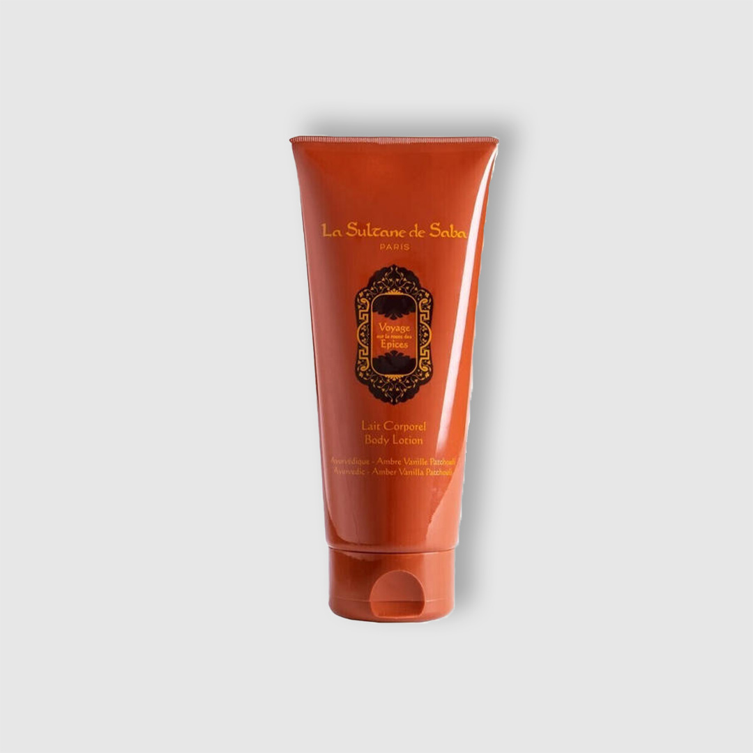 Молочко для тіла Аюрведа з амброй та пачули LA SULTANE DE SABA BODY LOTION AYUVERDIQUE, 200 мл0