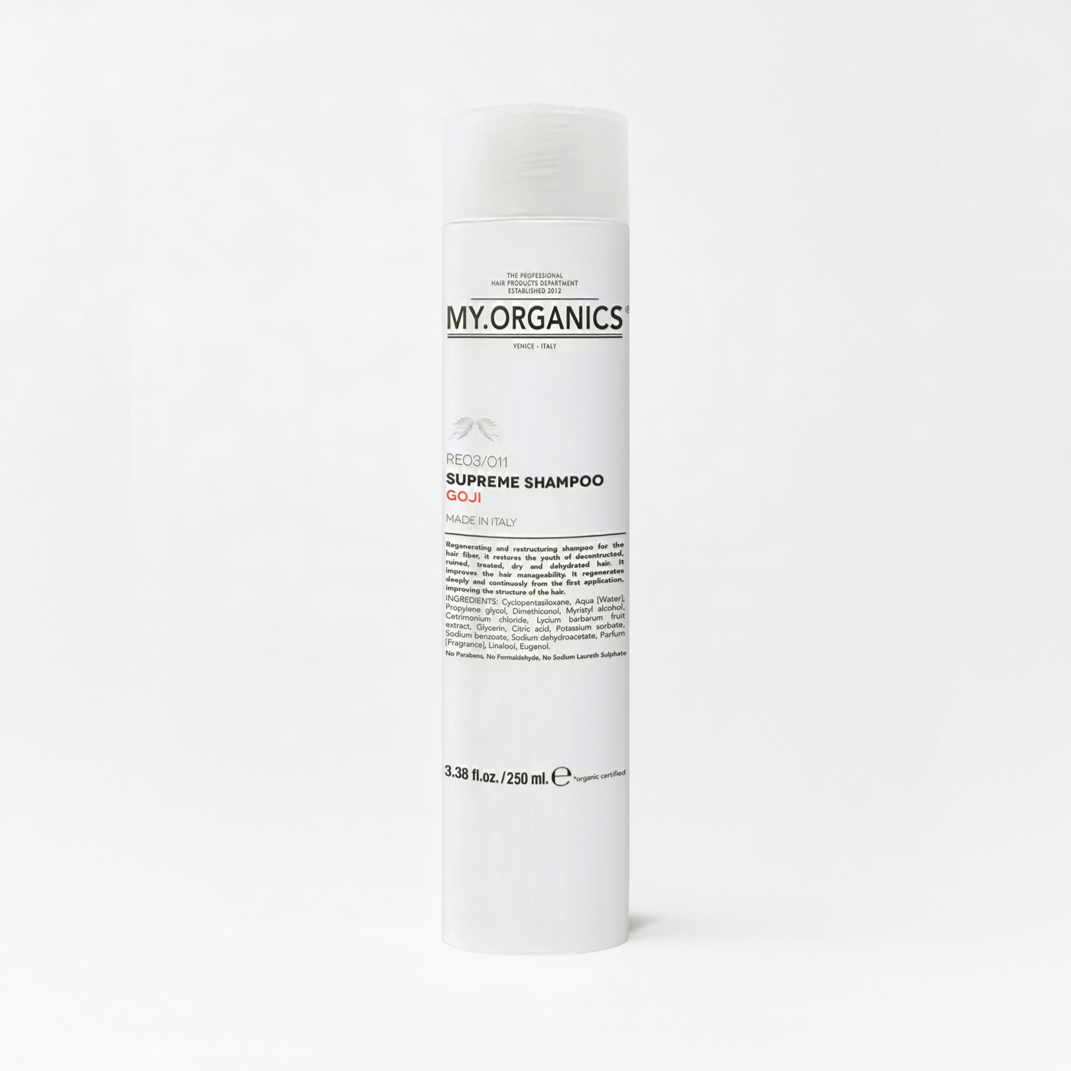 Шампунь глибоко зволожуючий для волосся MY.ORGANICS GOJI RESURRECTION SUPREME SHAMPOO, 250 мл0