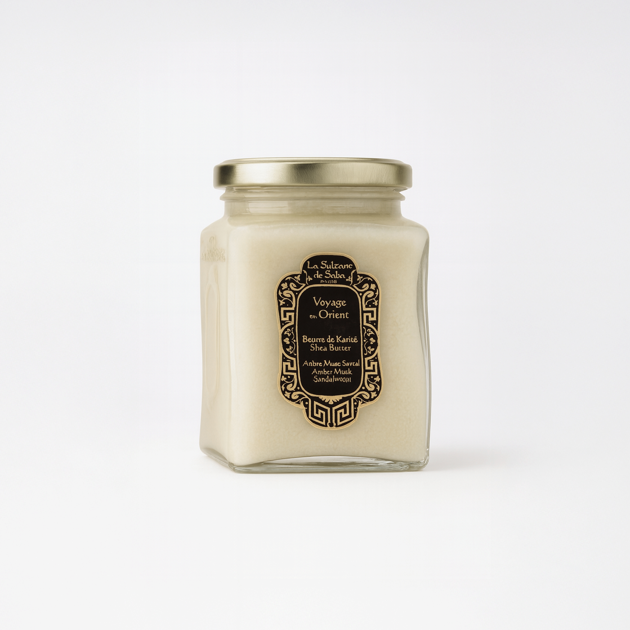 Масло каріте Амбра, Мускус, Сандал LA SULTANE DE SABA SHEA BUTTER, 300 мл0