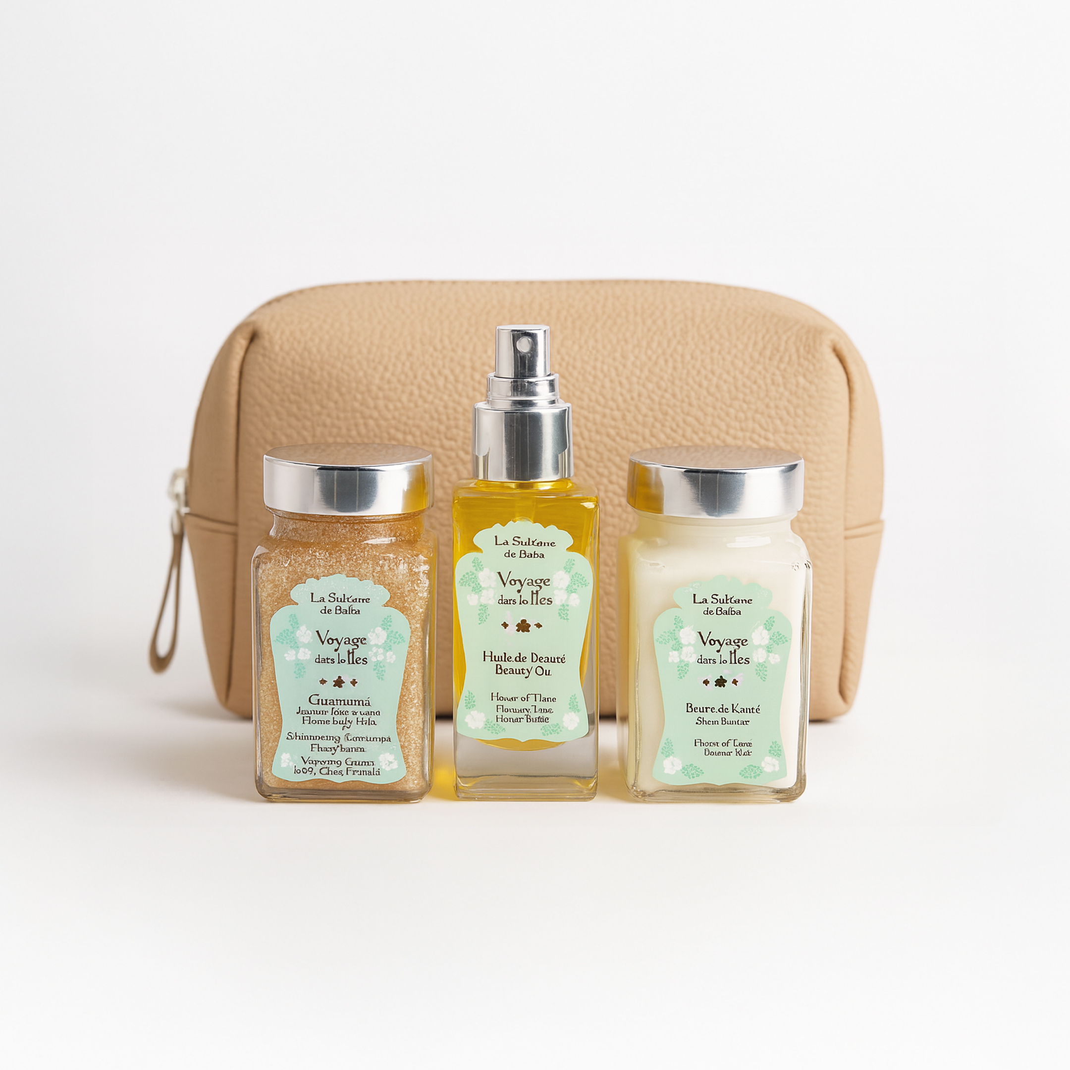 Набір з косметичкою Острови LA SULTANE DE SABA TROUSSE KARITE DES LESS Набір з косметичкою Острови0