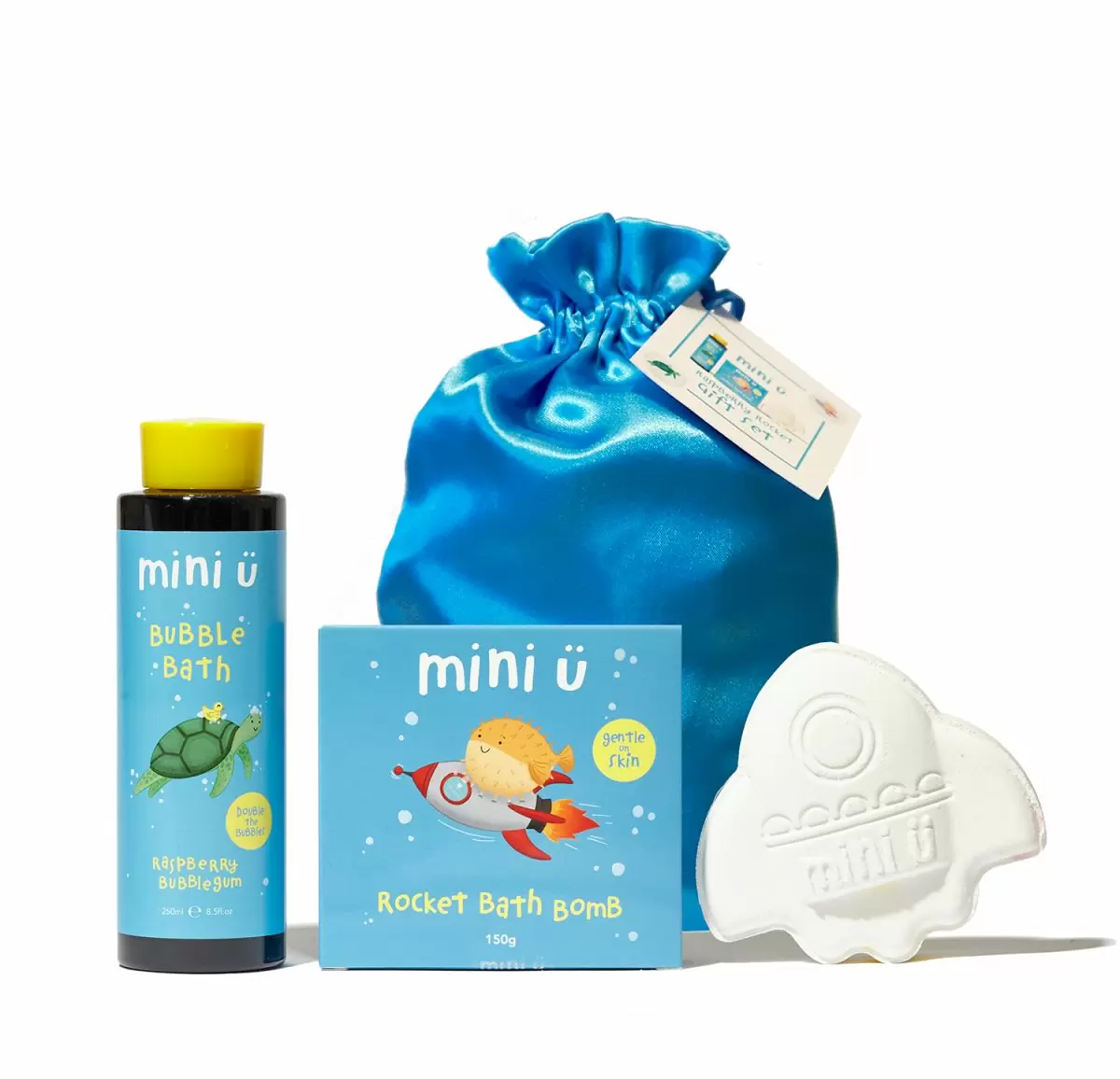 Подарунковий набір Блакитний MINI U RASPBERRY ROCKET GIFT SET0
