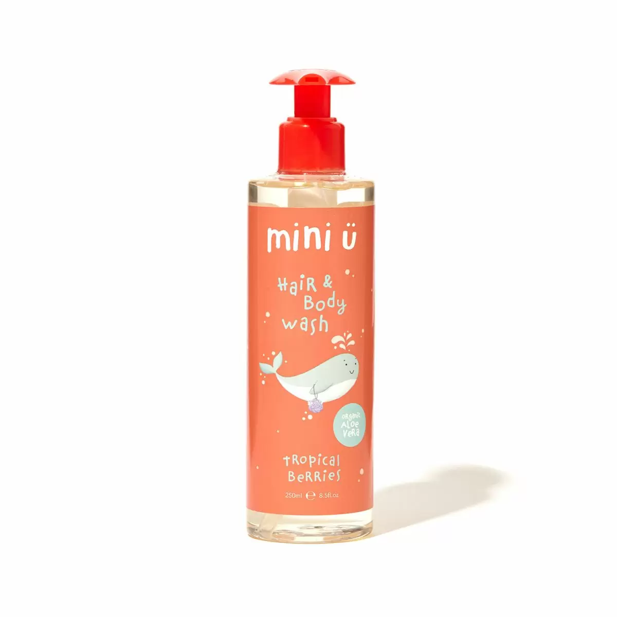 Дитячий гель для тіла та волосся MINI U TROPICAL BERRIES HAIR & BODY WASH, 250 мл0