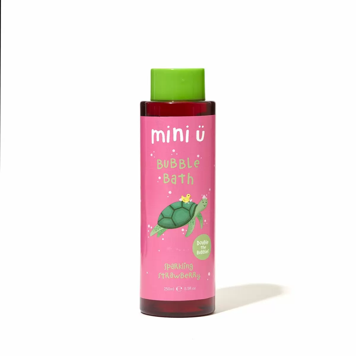 MINI U SPARKLING STRAWBERRY BUBBLE BATH Дитяча піна для ванни Рожева, 250 мл0