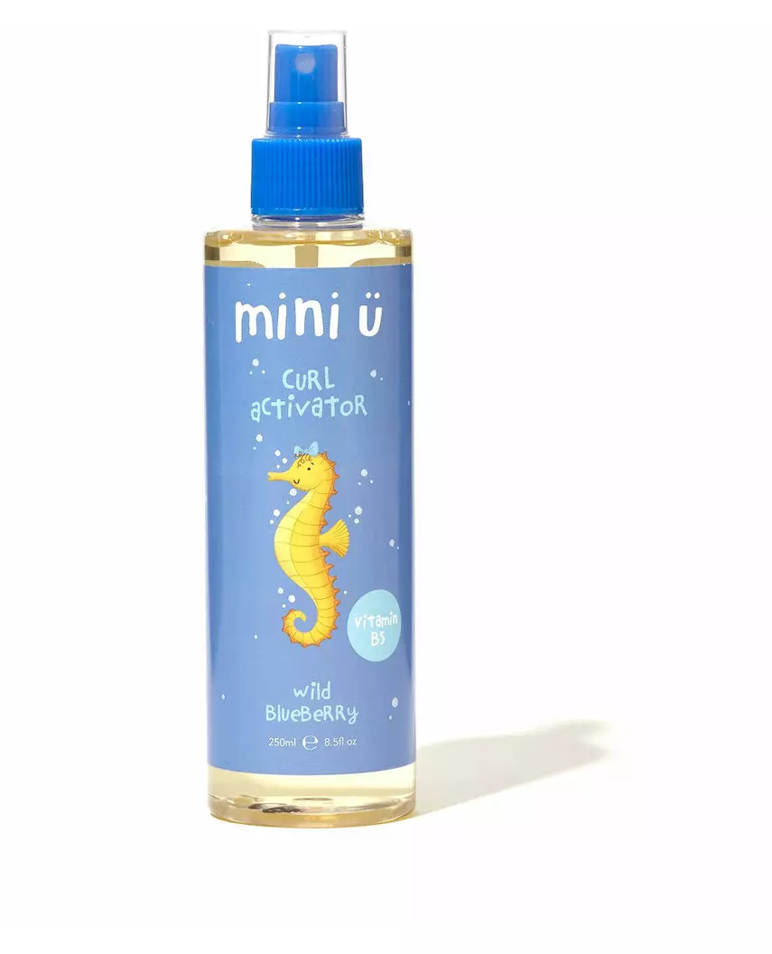 Дитячий спрей для розчісування кучерявого волосся MINI U CURL ACTIVATOR WILD BLUEBERRY, 250 мл0